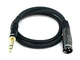 Monoprice Monoprice XLR Male to 1/4-Inch TRS Male Cable