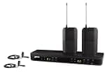 Shure Shure BLX188/CVL Dual Lavalier Audio System H10 Band (542–572 MHz) – BLX88 Du...