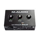 M-AUDIO M-Track Solo USB Audio Interface for Recording