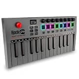 RockJam 25-Key Rechargeable USB MIDI Keyboard Controller – Mini Piano Keyboar...